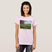 Flussschnitt im Frühling-T - Shirt (Vorne ganz)
