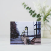 Flussspazierweg Chicago Postkarte (Stehend Vorderseite)