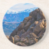 Flusssteine und Berge Getränkeuntersetzer (Vorne)