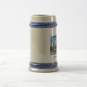 Flussstraßen-Bier Stein Savannegeorgia GA Bierglas (Mittel)