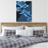 Flussströmungsmuster leinwanddruck (Insitu (Schlafzimmer))