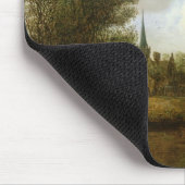 Flussszene mit Blick auf Overschie, 1651 Mousepad (Ecke)