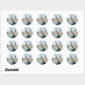 Flussticker 3 runder aufkleber (Blatt)
