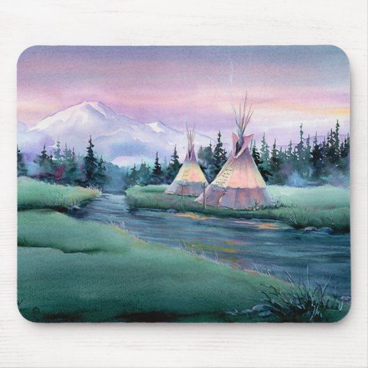 FLUSStipi-LAGER durch SHARON SHARPE Mousepad (Vorne)