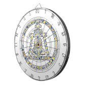 Flussufer, Kalifornien - ein Tribut Dartscheibe (Vorderseite rechts)