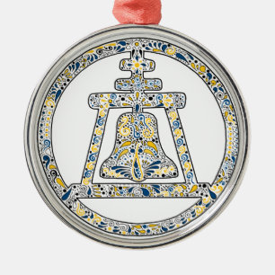Flussufer, Kalifornien - ein Tribut Silbernes Ornament