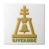 Flussufer Raincross Fliese (Vorderseite)