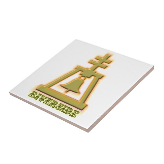 Flussufer Raincross Fliese (Seite)