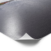 Flussufer und bewaldete Banken in Minneapolis Fotodruck (Ecke)