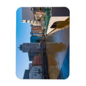 Flussufer von Kilbourn Straße in Milwaukee Magnet (Vertikal)