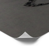 Flussuferläufer in der Liebe Poster (Ecke)