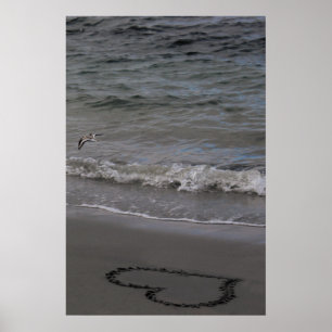 Flussuferläufer in der Liebe Poster
