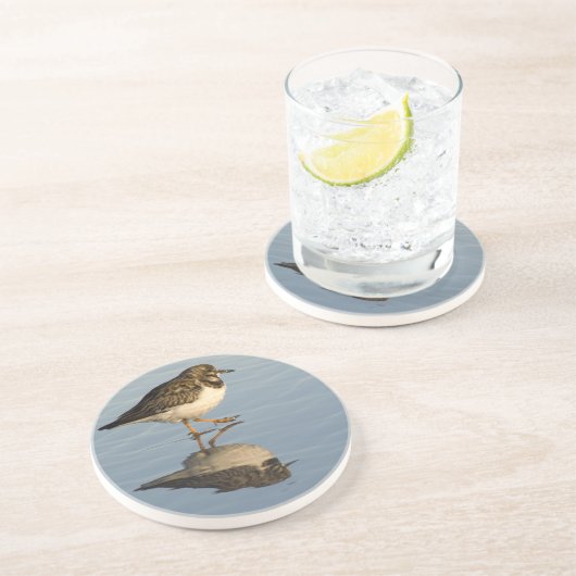 Flussuferläufer-Vogel-Untersetzer Getränkeuntersetzer (Seite)