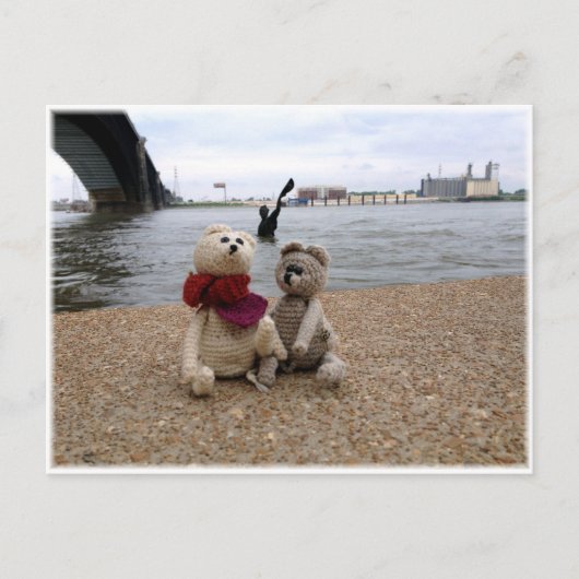 Flussui Mississippi Postkarte (Vorderseite)