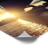 Flussunterfahrten-Kreuzfahrt Poster (Ecke)