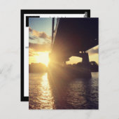 Flussunterfahrten-Kreuzfahrt Postkarte (Vorne/Hinten)