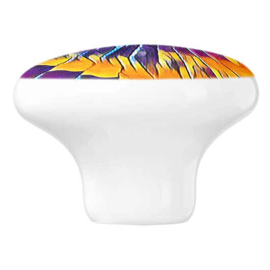 FLUSSWASSER KERAMIKKNAUF (Seitenansicht)