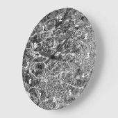 Flusswasser-Kräuselungen Große Wanduhr (Winkel)