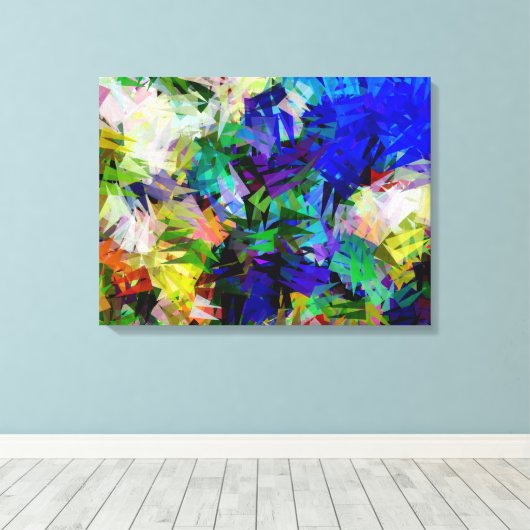 FLUSSWASSER LEINWANDDRUCK (Insitu (Holzboden))