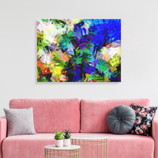 FLUSSWASSER LEINWANDDRUCK (Insitu (Wohnzimmer))