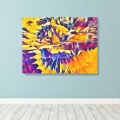 FLUSSWASSER LEINWANDDRUCK (Insitu (Holzboden))