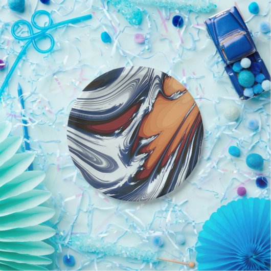 FLUSSWASSER PAPPTELLER (Party)