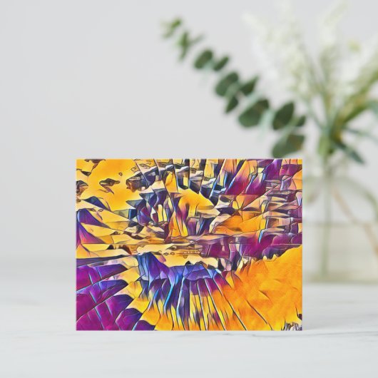 FLUSSWASSER POSTKARTE (Stehend Vorderseite)