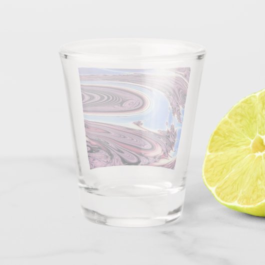 FLUSSWASSER SCHNAPSGLAS (Rückseite)