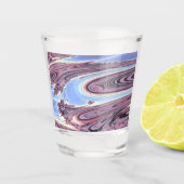 FLUSSWASSER SCHNAPSGLAS (Vorderseite)