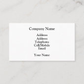 FLUSSWASSER VISITENKARTE (Rückseite)