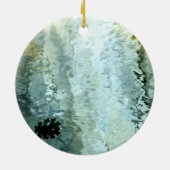 Flusswasser-Weihnachtsverzierung Keramik Ornament (Hinten)