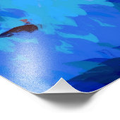 FLUSSWASSERBAUFLÄCHEN FOTODRUCK (Ecke)