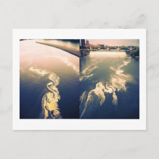 Flusswolken Postkarte