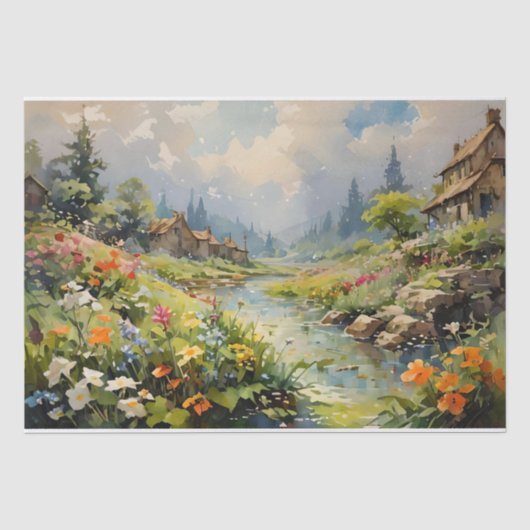 Flüster der Aquarellmalerei Seidenpapier (Vorderseite)