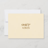 Flüster der Bloom QR Code RSVP-Karte RSVP Karte (Rückseite)