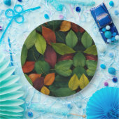 Flüster der Herbstblätter "Papiertücher" Pappteller (Party)