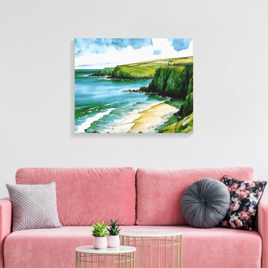 Flüster der Keltischen See Leinwanddruck (Insitu (Wohnzimmer))