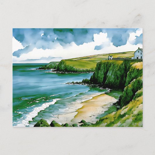 Flüster der Keltischen See Postkarte (Vorderseite)