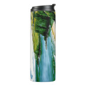 Flüster der Keltischen See Thermosbecher (Nach links gedreht)