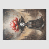 Flüster des Lotus - Decoupage - Seidenpapier (Vorderseite)