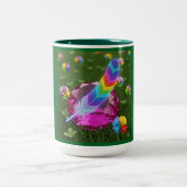 Flüsterfeder-Tasse Zweifarbige Tasse (Mittel)