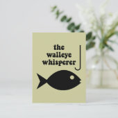 Flüsterfischerei Postkarte (Stehend Vorderseite)