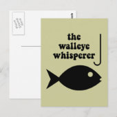 Flüsterfischerei Postkarte (Vorne/Hinten)