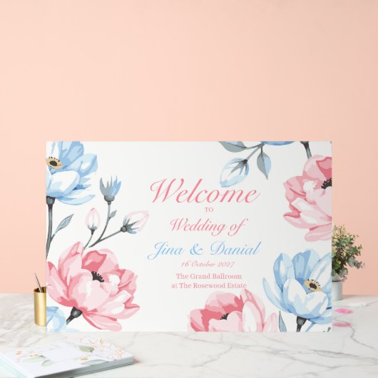 Flüstergarten Acrylschild (Hochzeit)