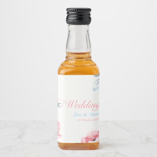 Flüstergarten Alkoholflaschenetikett (Vorderseite)