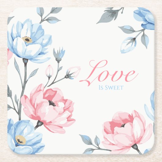 Flüstergarten Rechteckiger Pappuntersetzer (Vorderseite)