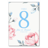 Flüstergarten Tischnummer (Vorderseite)