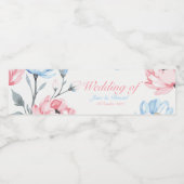 Flüstergarten Wasserflaschenetikett (Einzelnes Label)