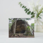 Flüsterhöhle, Hocking Hills SP, Ohio Postkarte (Stehend Vorderseite)