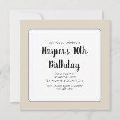 Flüsterholz: Nahtloses Pilz-Muster Collec Einladung (Rückseite)